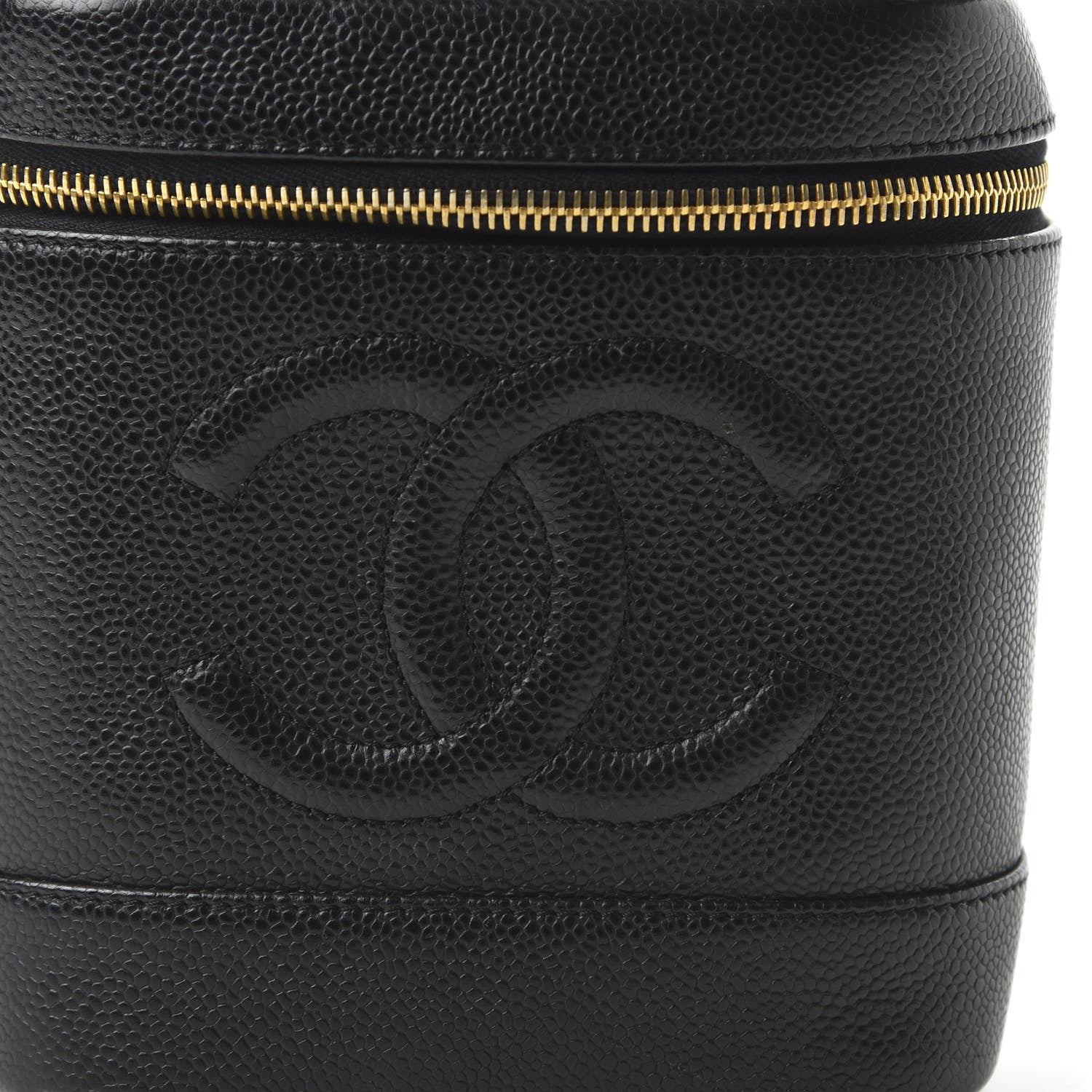 Chanel Caviar Vanity Cosmetic Case Black 12 of 14
