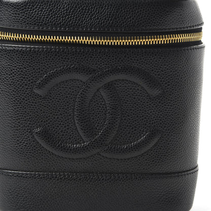 Chanel Caviar Vanity Cosmetic Case Black 12 of 14