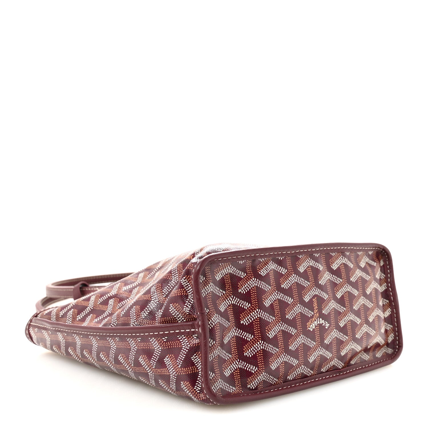 Goyard Goyardine Reversible Mini Anjou Burgundy 6 of 16