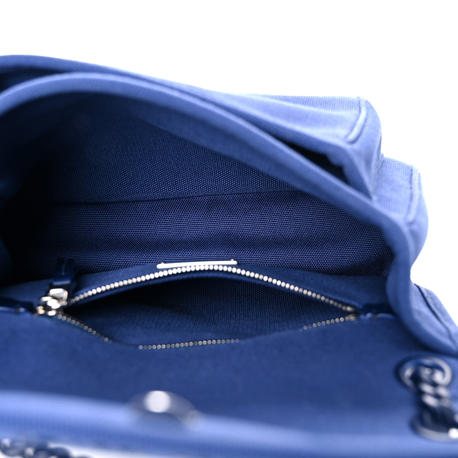 Miu Miu Hemp Canvas Crossbody Blue 8 of 11