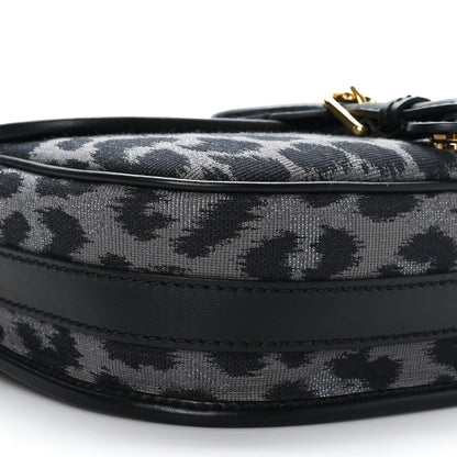 Christian Dior Canvas Mizza Embroidered Medium Bobby Flap Grey Black 7 of 8
