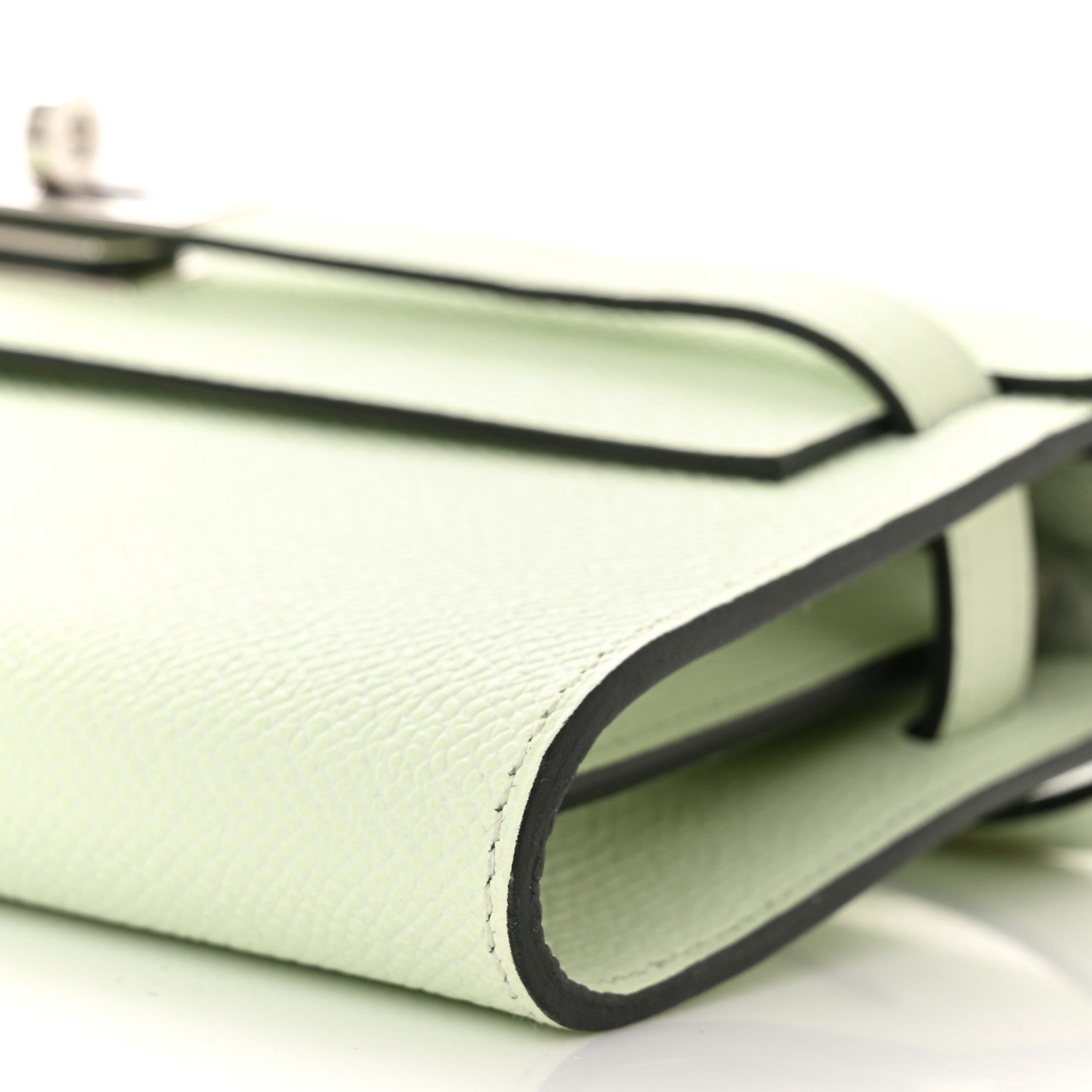 Hermes Epsom Kelly Wallet To Go Vert Fizz 9 of 9