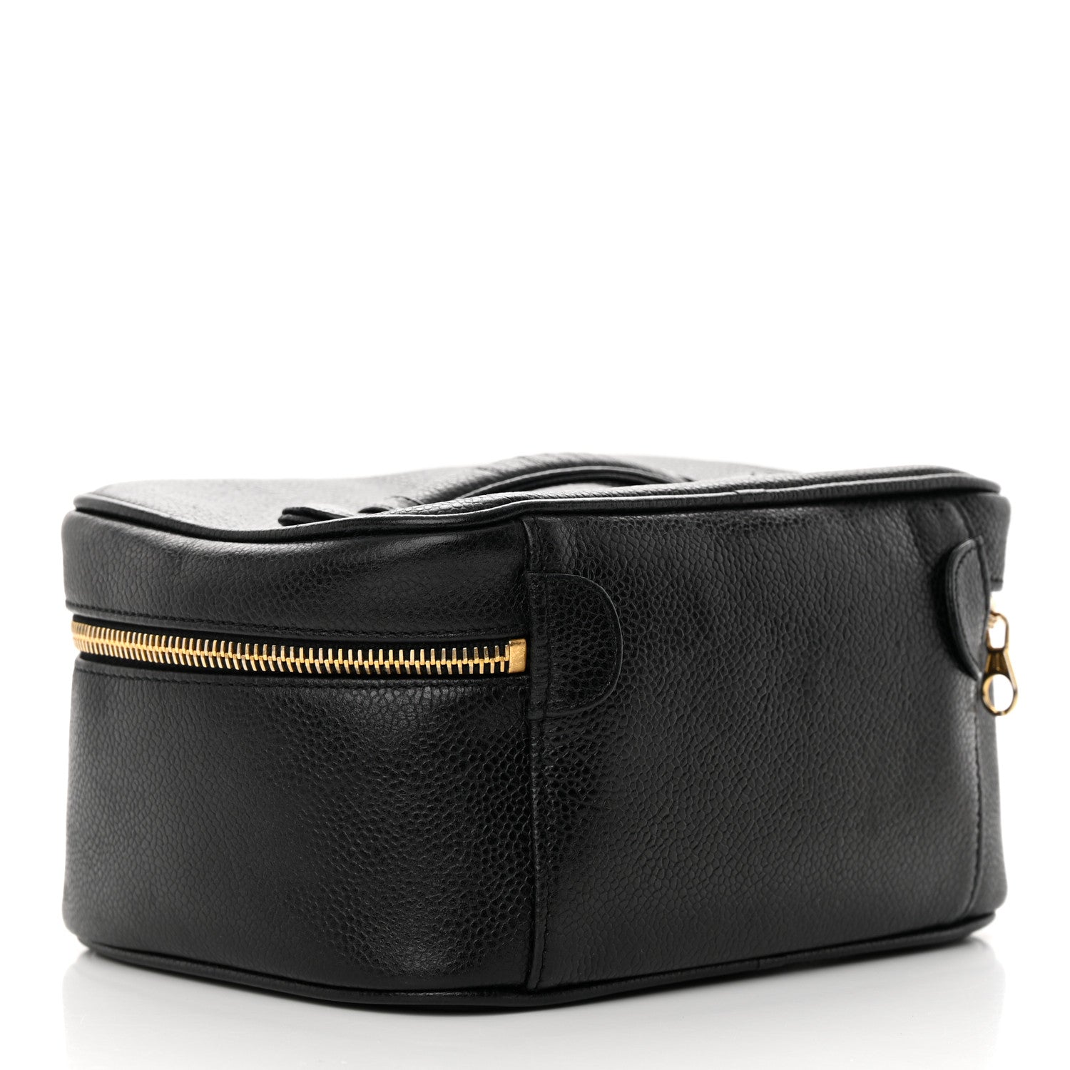 Chanel Caviar Vanity Cosmetic Case Black 3 of 13