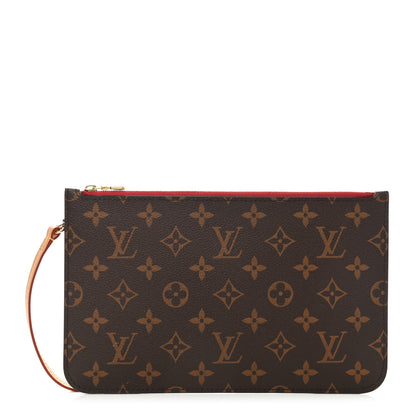 Louis Vuitton Monogram Neverfull MM GM Pochette Cherry 1 of 7