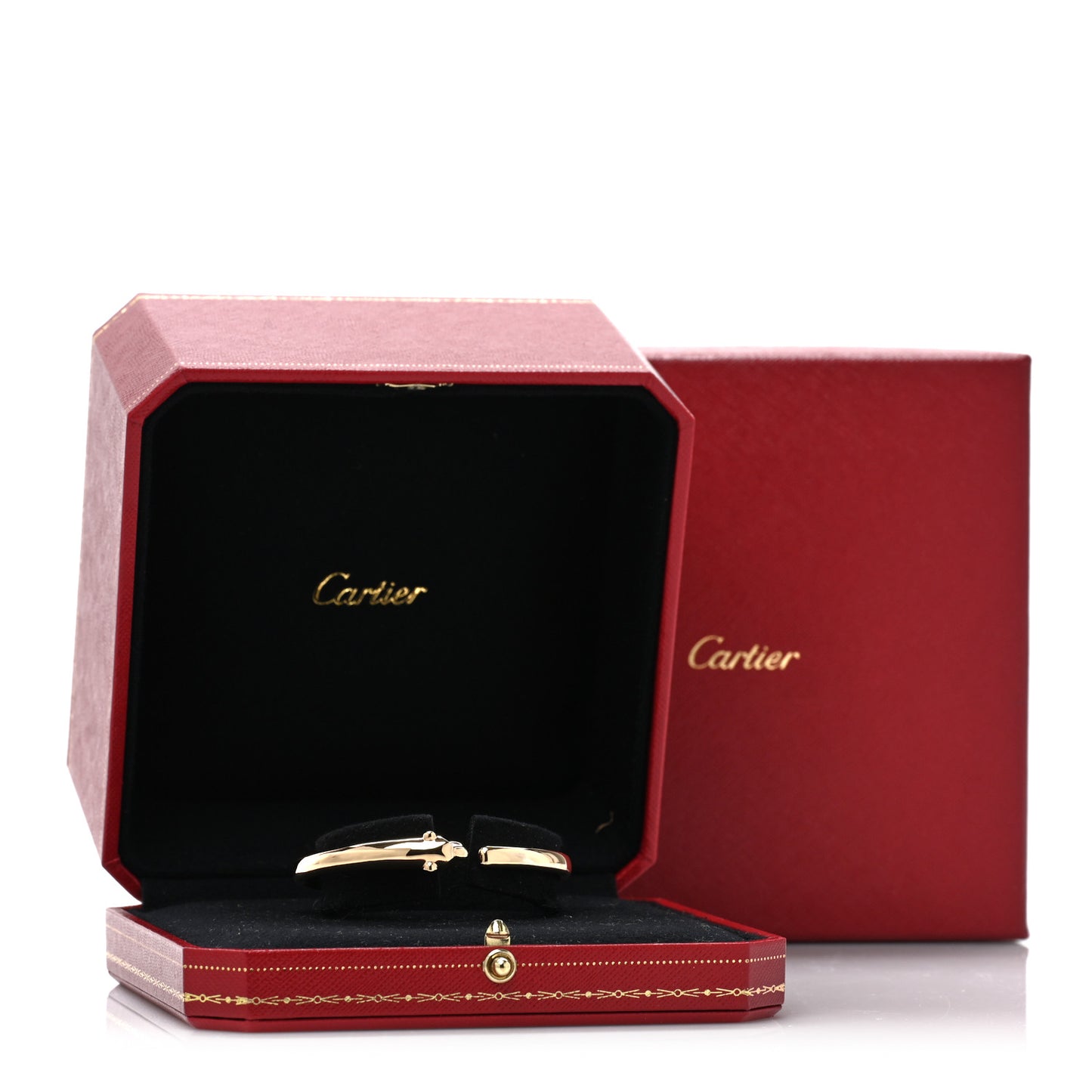 18K Yellow Gold Tsavorite Black Onyx Panthere De Cartier Bracelet