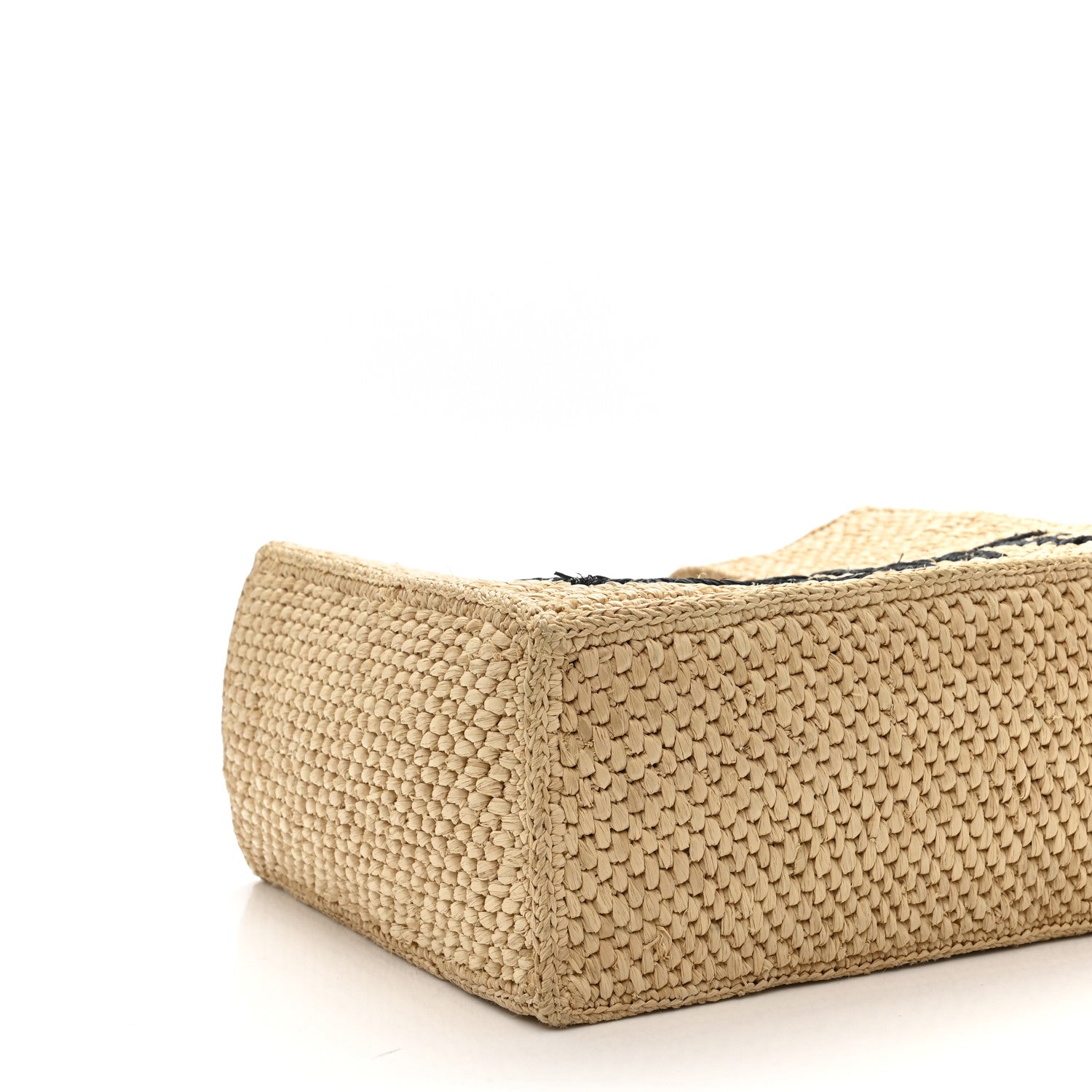 Loewe X PAULA'S IBIZA Raffia Font Tote Natural Tan 4 of 9