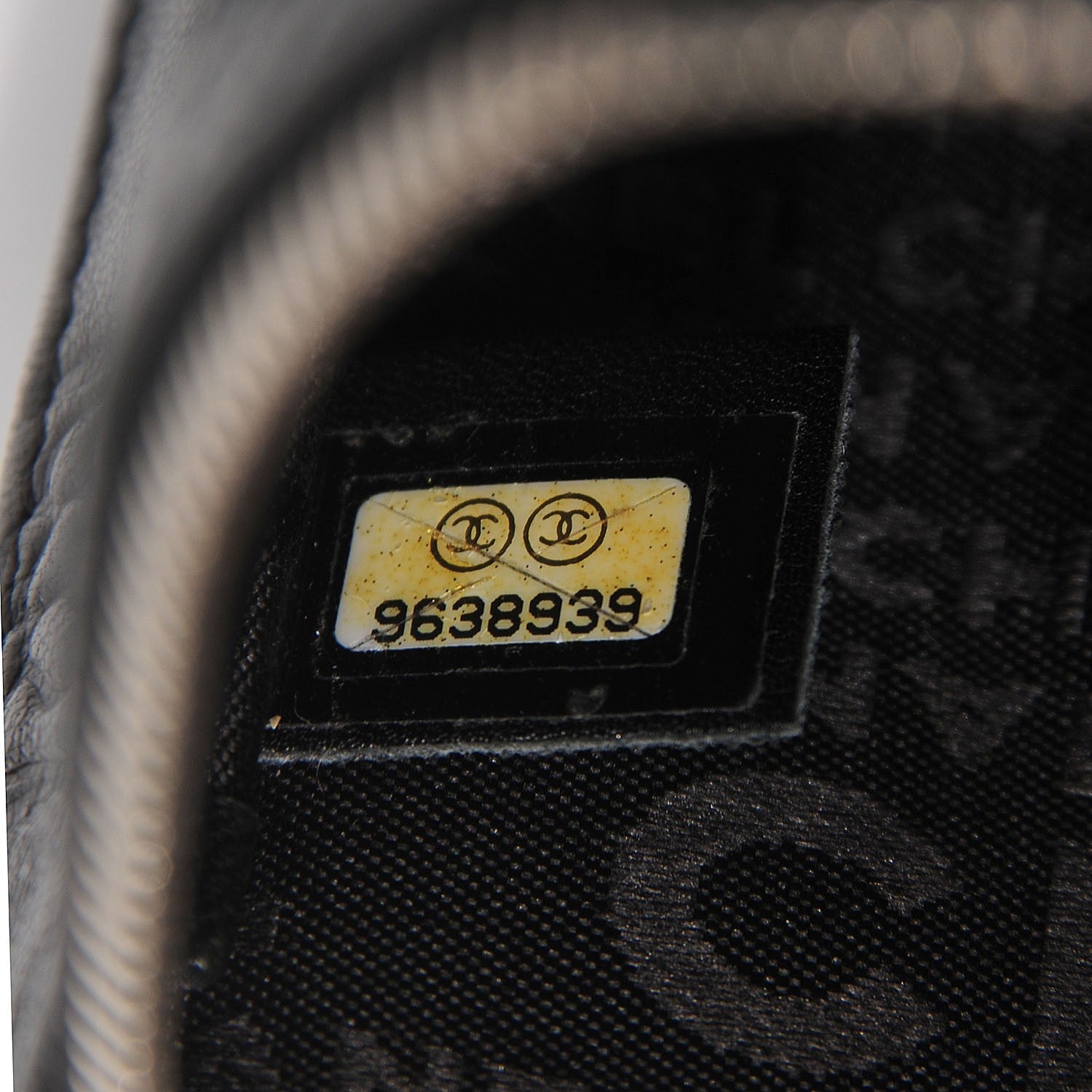 Chanel Lambskin Precious Symbols Pochette Black 7 of 7