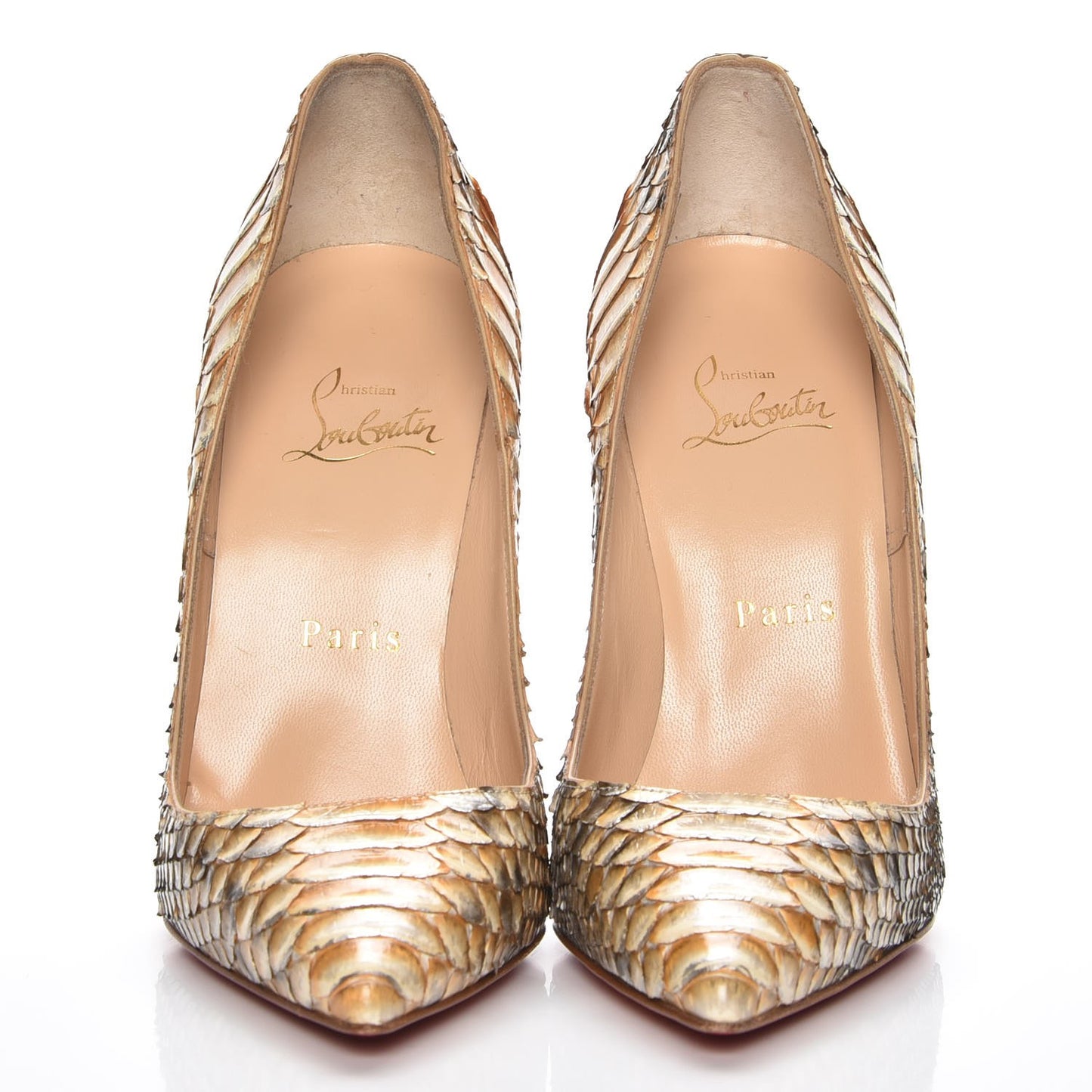 Metallic Python So Kate 120 Pumps 37 Gold