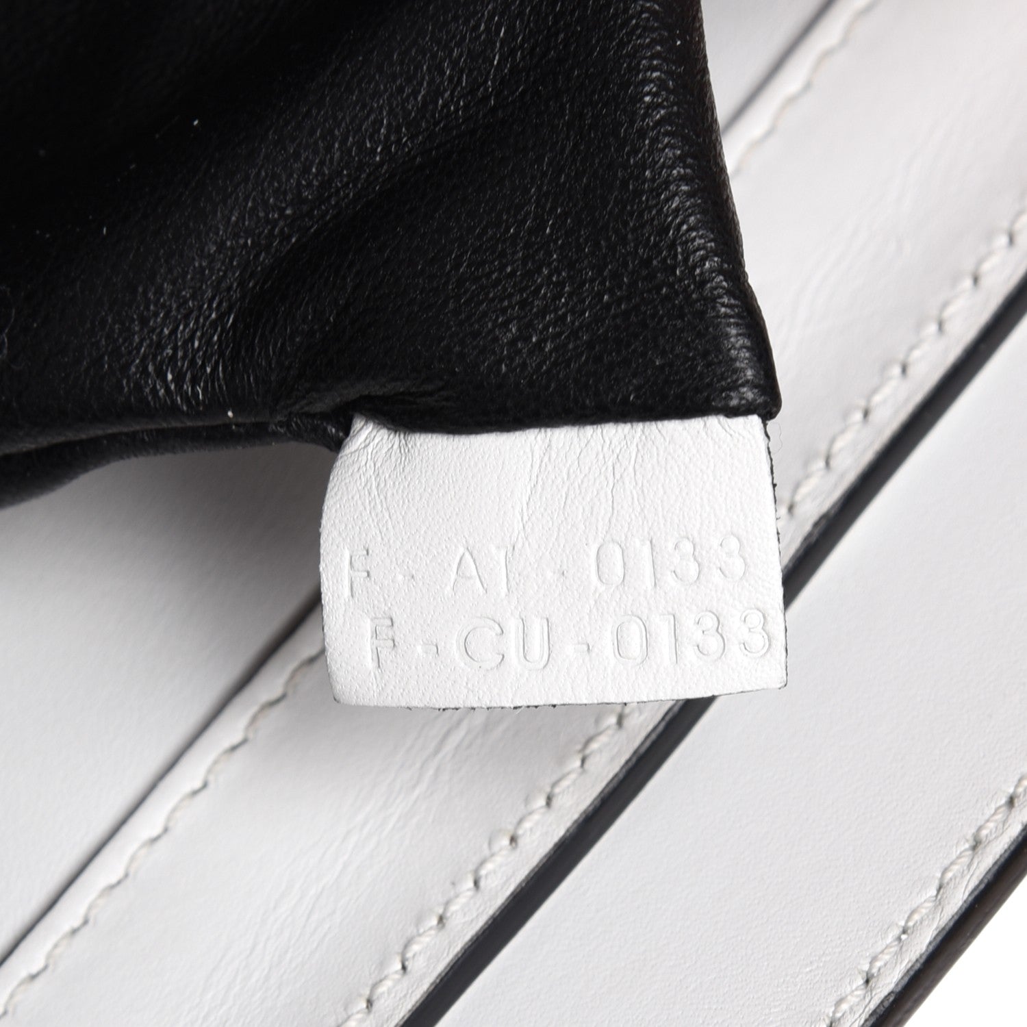 Celine Smooth Calfskin Mini Bi-Color Luggage White Black 7 of 7