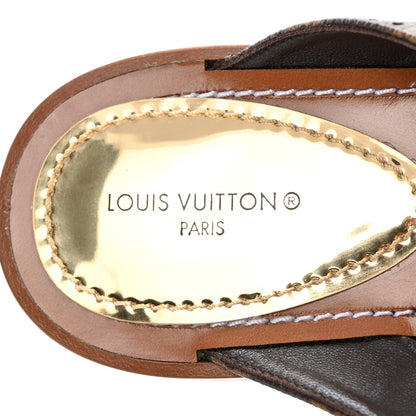 Louis Vuitton Monogram Sunny Flat Thong Sandals 36.5 Brown 7 of 10