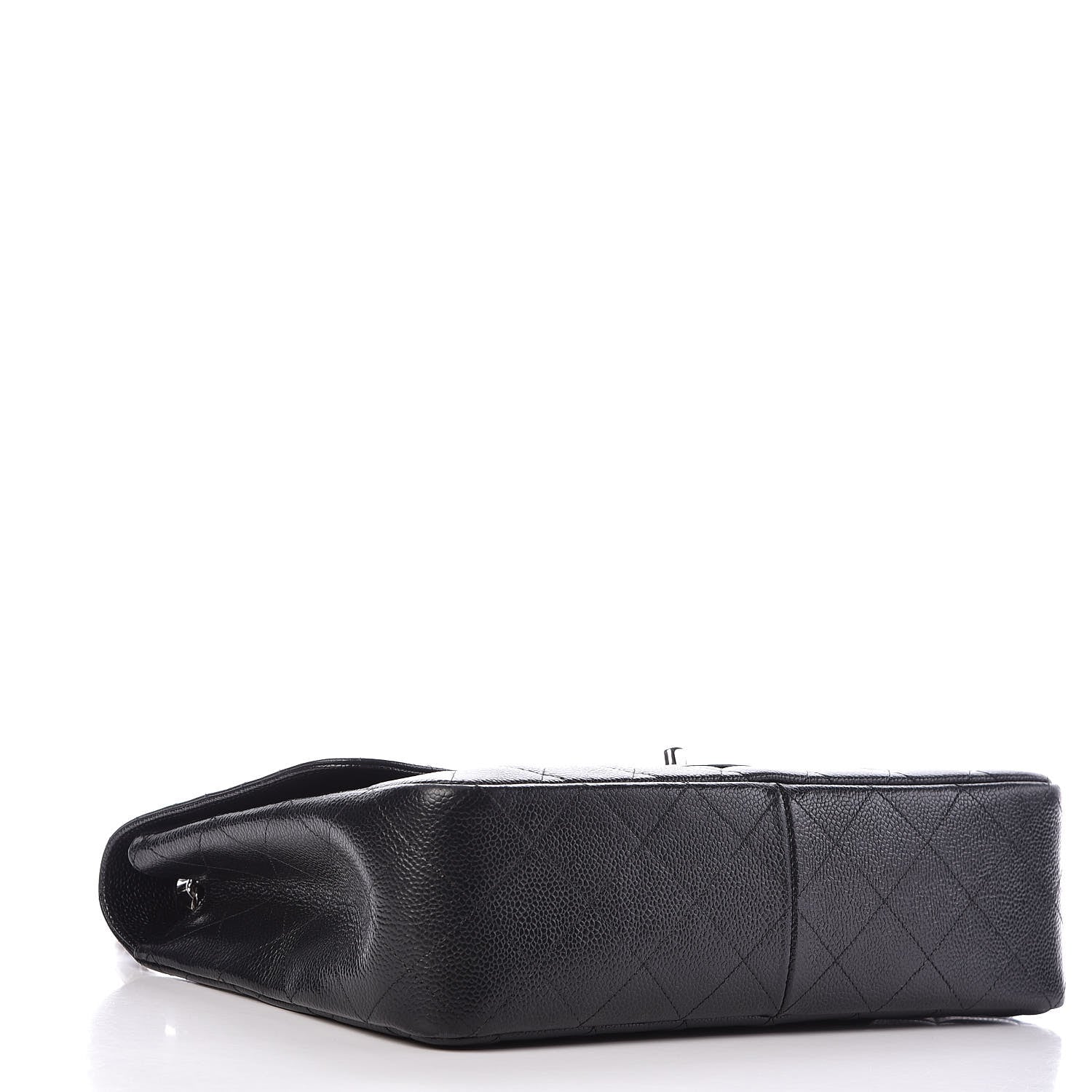 Chanel Caviar Quilted Jumbo Single Flap Black 4 of 10
