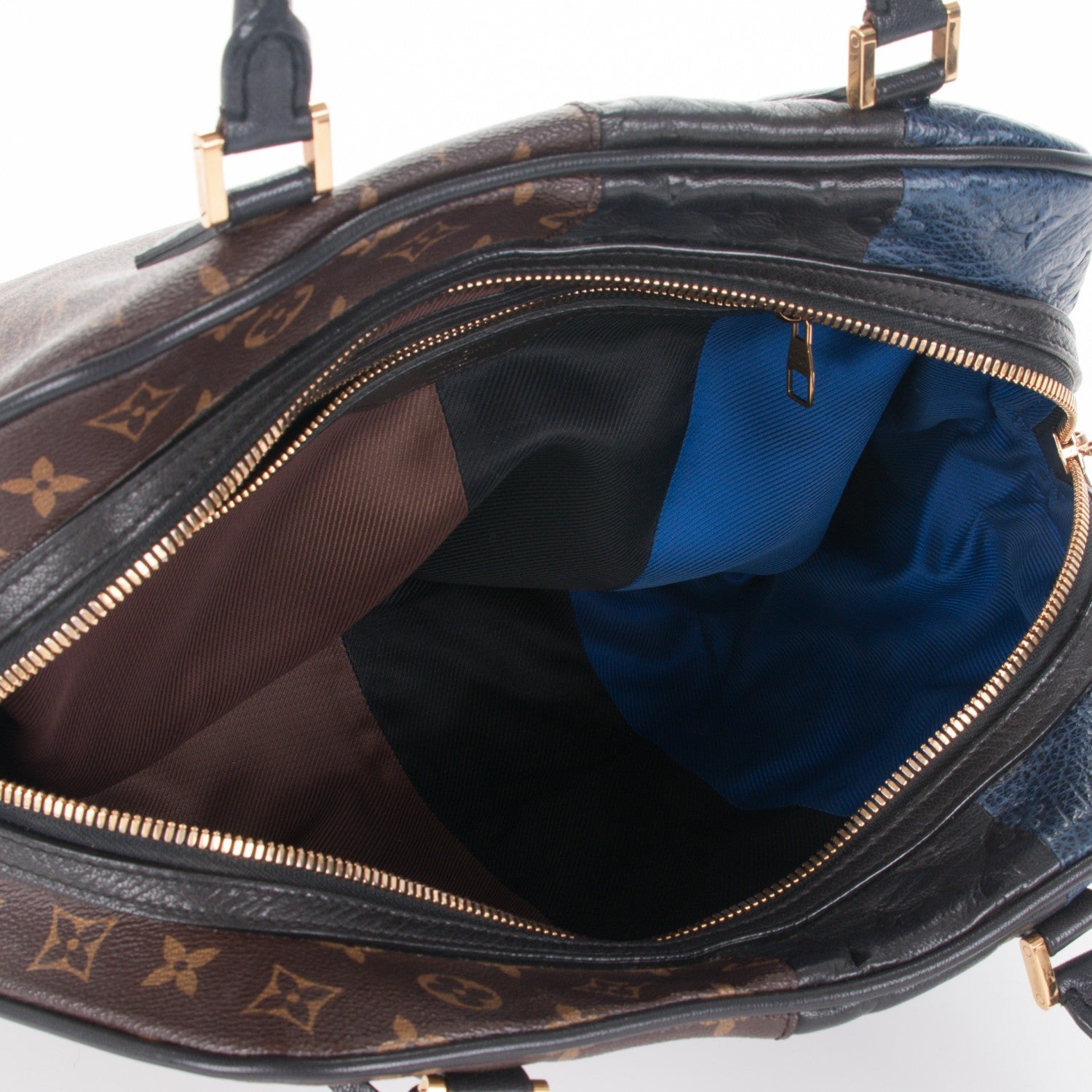 Louis Vuitton Monogram Stripes Medium Bag Marine 5 of 15