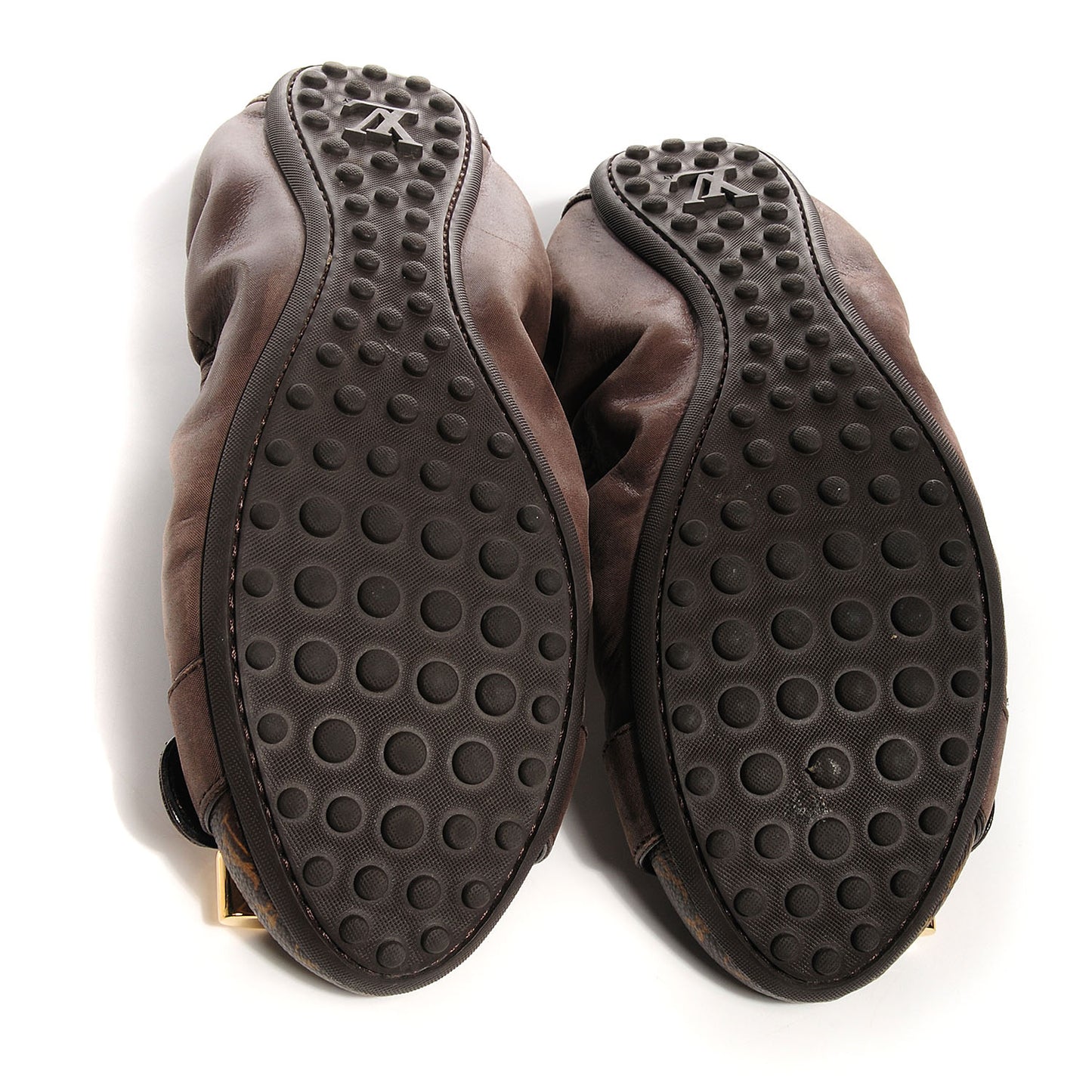 Monogram Canvas Lucky Ballerina Flats 39 Brown