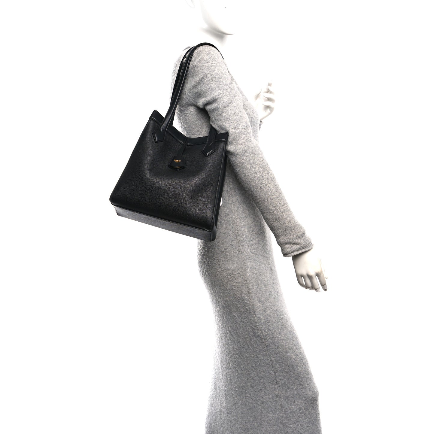 Vitello Cher Grace Medium Fendi Origami Black
