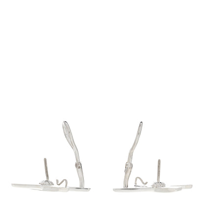 Tiffany Sterling Silver Paloma Picasso Graffiti X Earrings 3 of 7