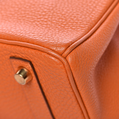 Hermes Togo Birkin 30 Orange 37 of 38