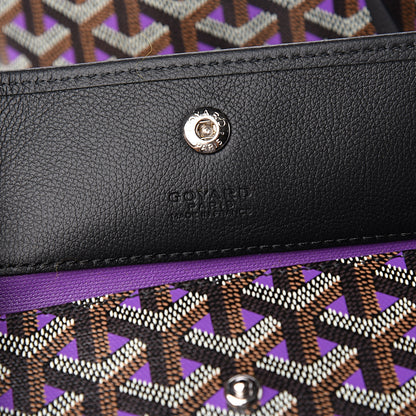 Goyard Goyardine Saint Louis Claire Voie PM Black Violet 5 of 9