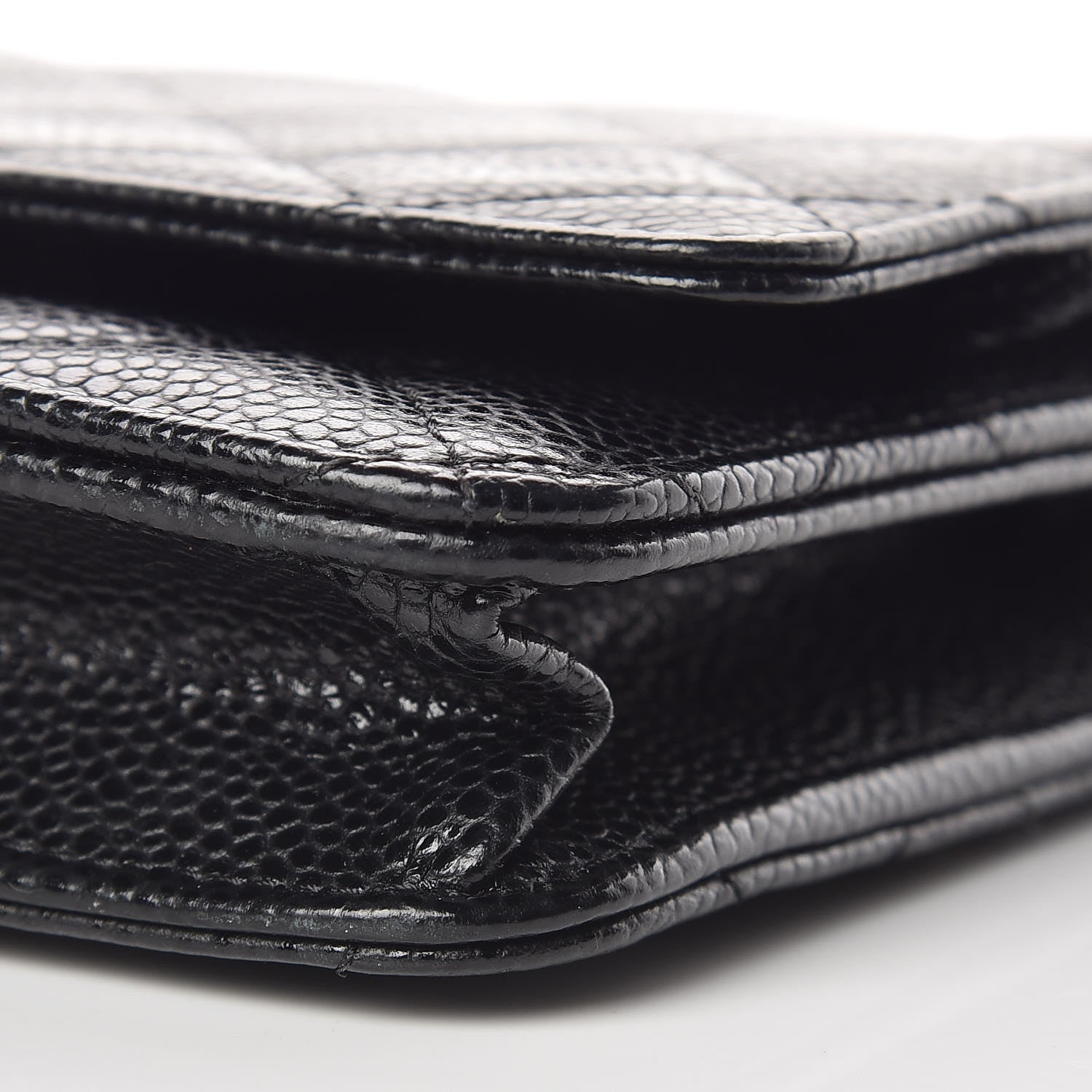 Chanel Caviar Quilted Wallet On Chain WOC Black 9 of 10