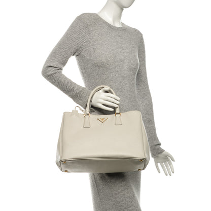 Prada Saffiano Lux Large Tote Talco 2 of 8