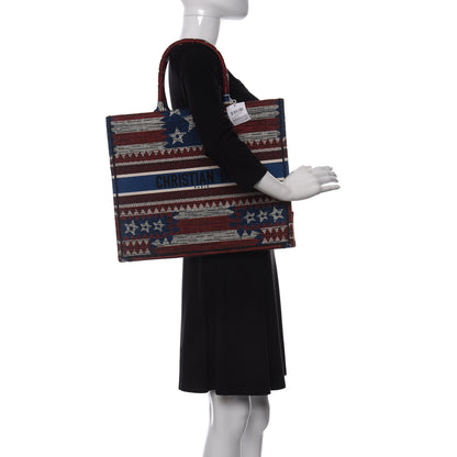Christian Dior Canvas Embroidered Exclusive US Book Tote Multicolor 2 of 8