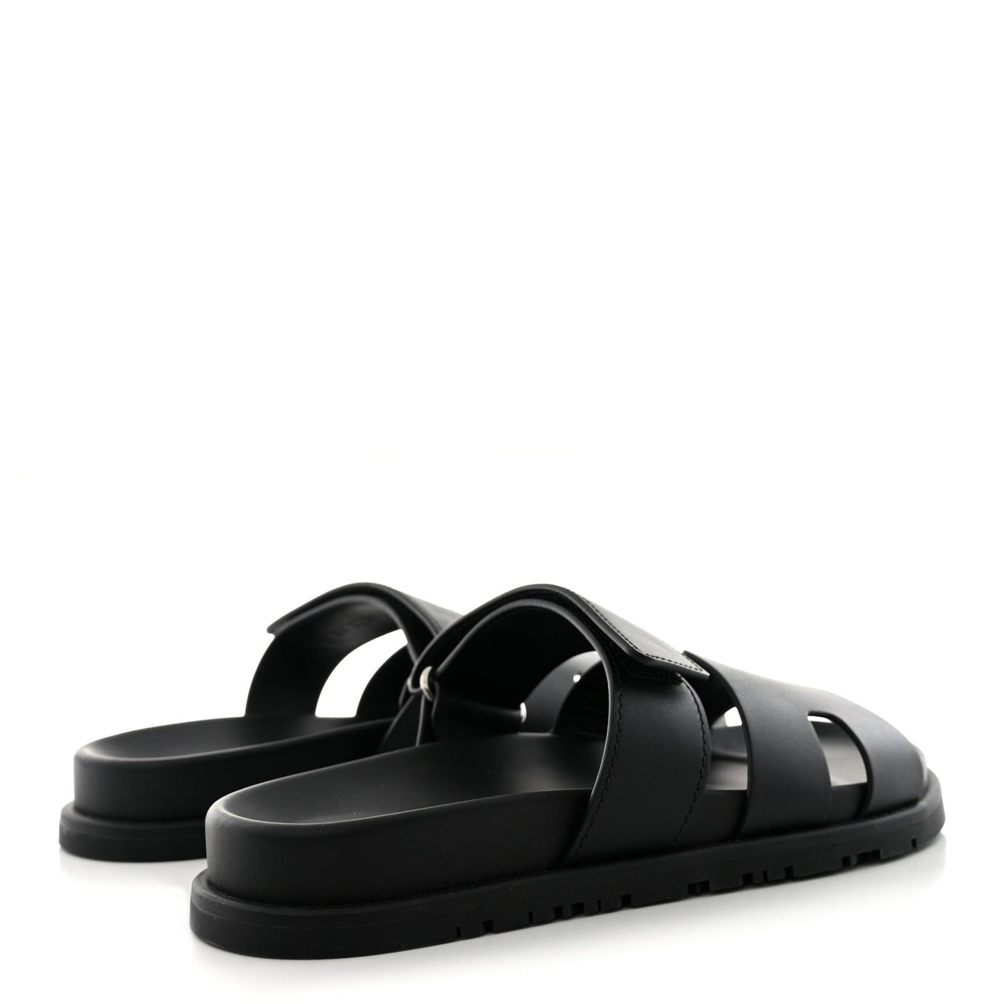 Calfskin Mens Chypre Sandals 39 Black