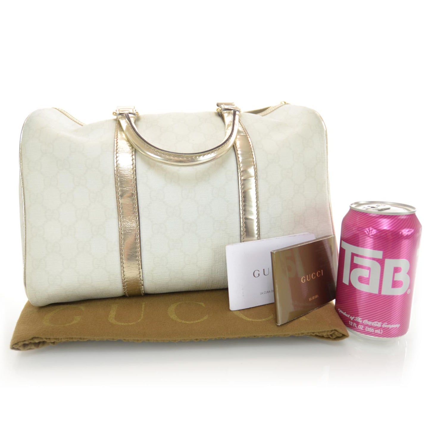 Monogram Medium Joy Boston Metallic