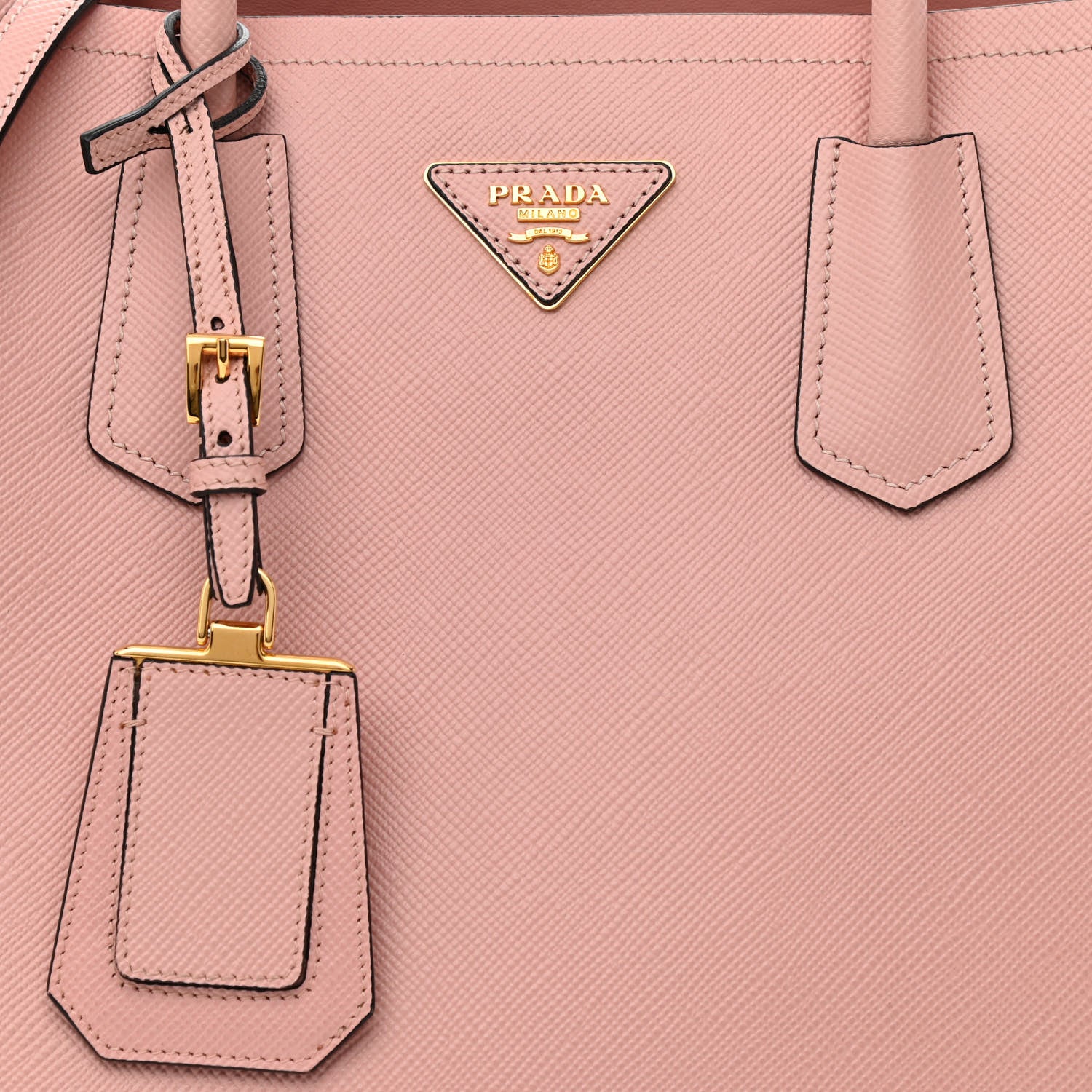 Prada Saffiano Cuir Medium Double Bag Orchidea 8 of 10