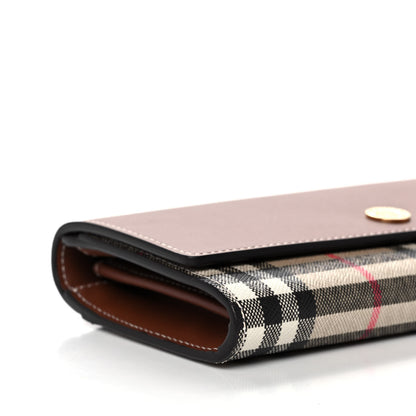 Burberry Vintage Check Grain Calfskin Halton Wallet Tan 9 of 12