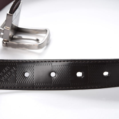 Louis Vuitton Damier Infini Calfskin Boston 30mm Reversible Belt 90 36 Moka 7 of 8
