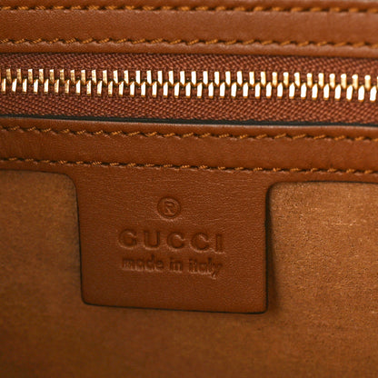 Gucci GG Supreme Monogram Medium Padlock Tote Beige Cuir 6 of 13