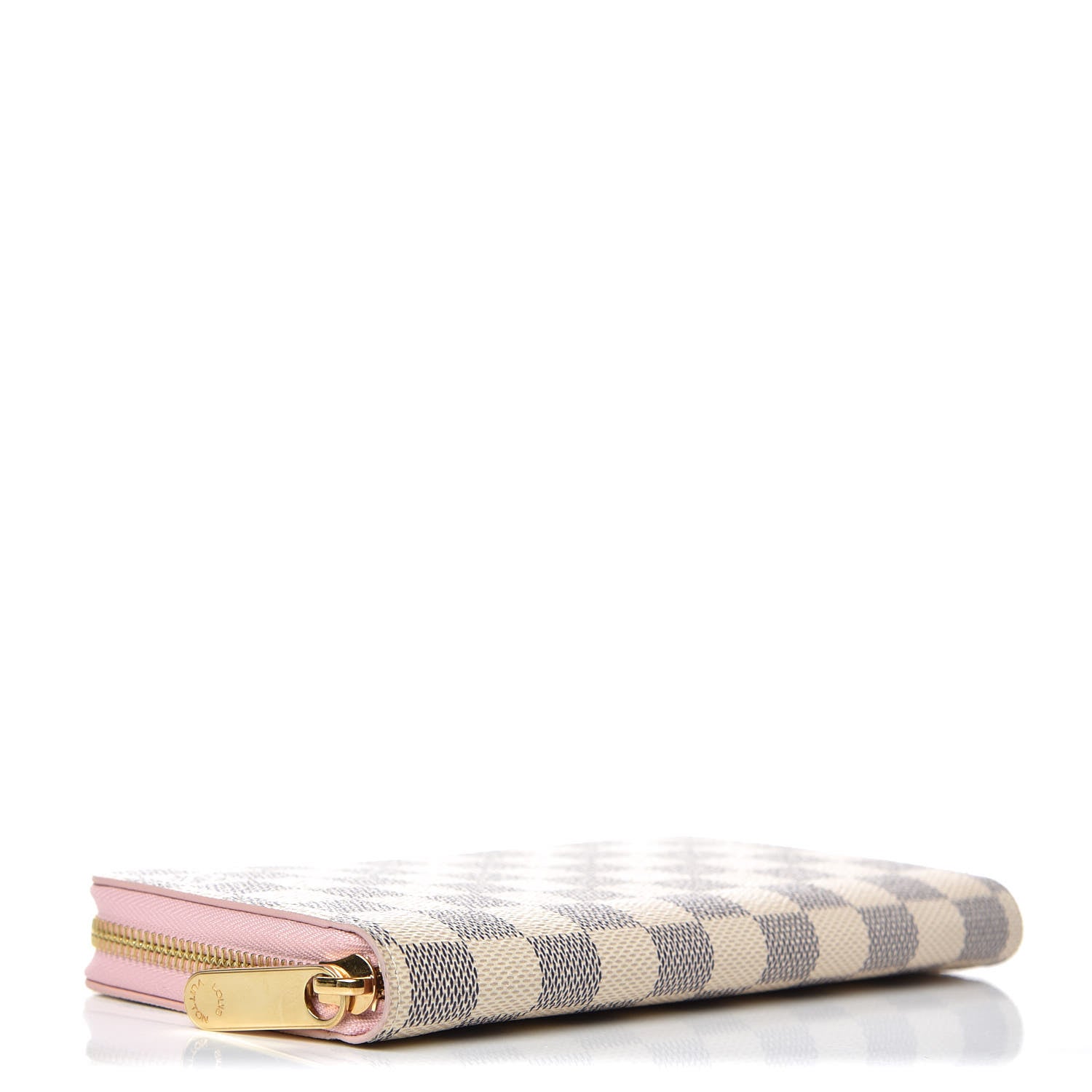 Louis Vuitton Damier Azur Zippy Wallet Rose Ballerine 4 of 7