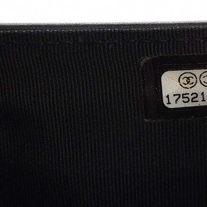 Chanel Iridescent Caviar Quilted Zipped Pocket Wallet Black 7 of 8