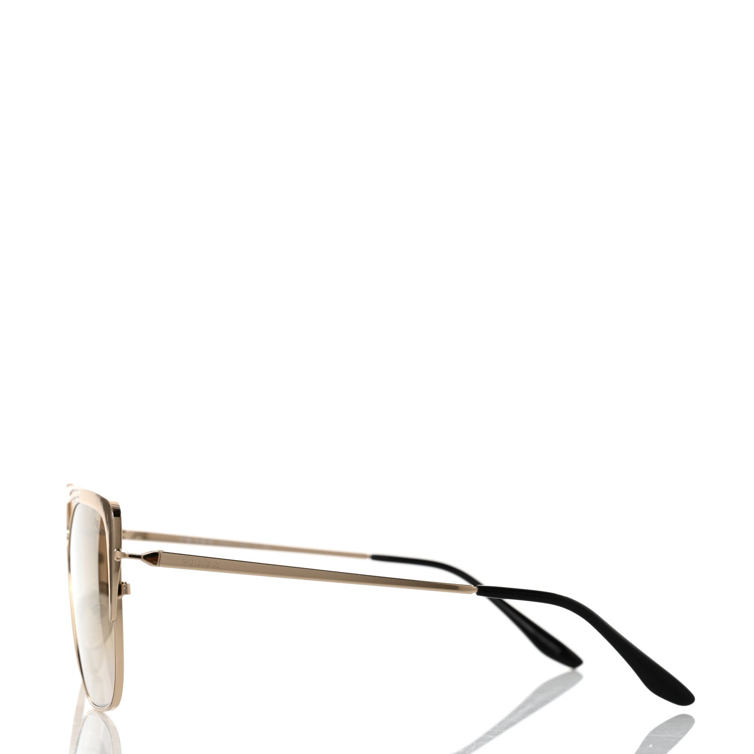 Prada Metal Sunglasses SPR 54V Gold 3 of 7