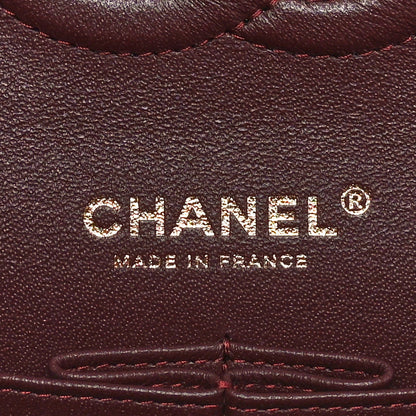 Chanel Lambskin Quilted Medium Double Flap Black 6 of 10
