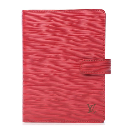 Louis Vuitton Epi Medium Ring Agenda Cover Rouge 1 of 5