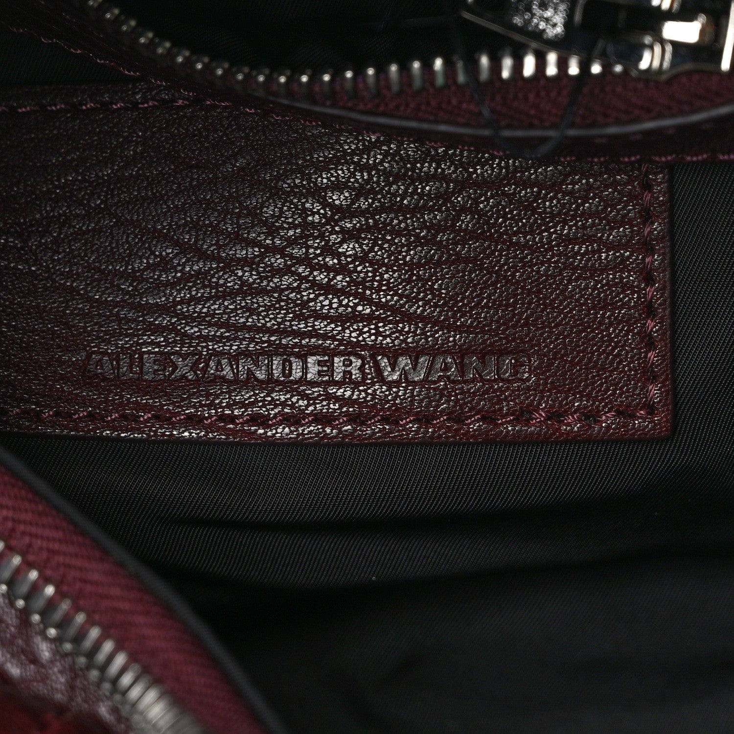 Alexander Wang Pebbled Calfskin Mini Rockie Matte Beet 6 of 8