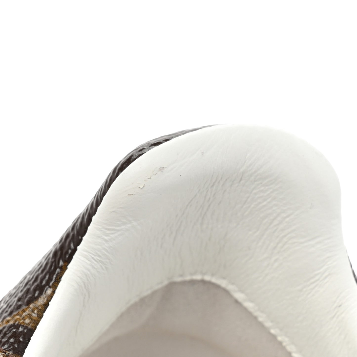 Calfskin Monogram LV Black Heart Sneakers 38 Cacao