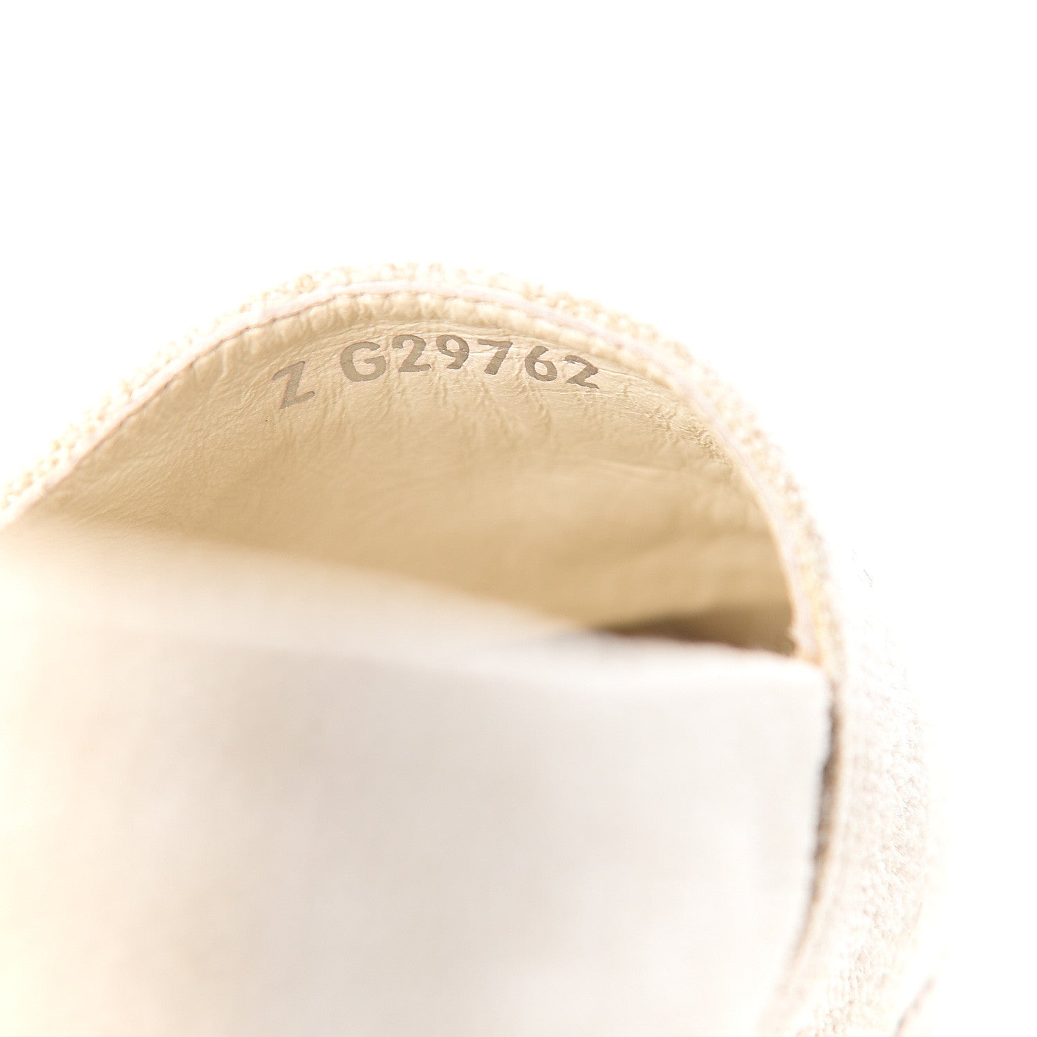 Chanel Toile Sequin CC Espadrilles 40 Beige Black 10 of 11