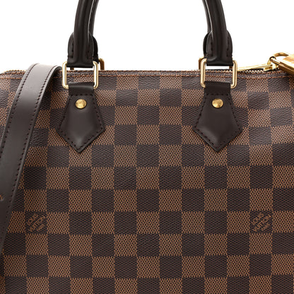 Louis Vuitton Damier Ebene Speedy Bandouliere 25 8 of 10