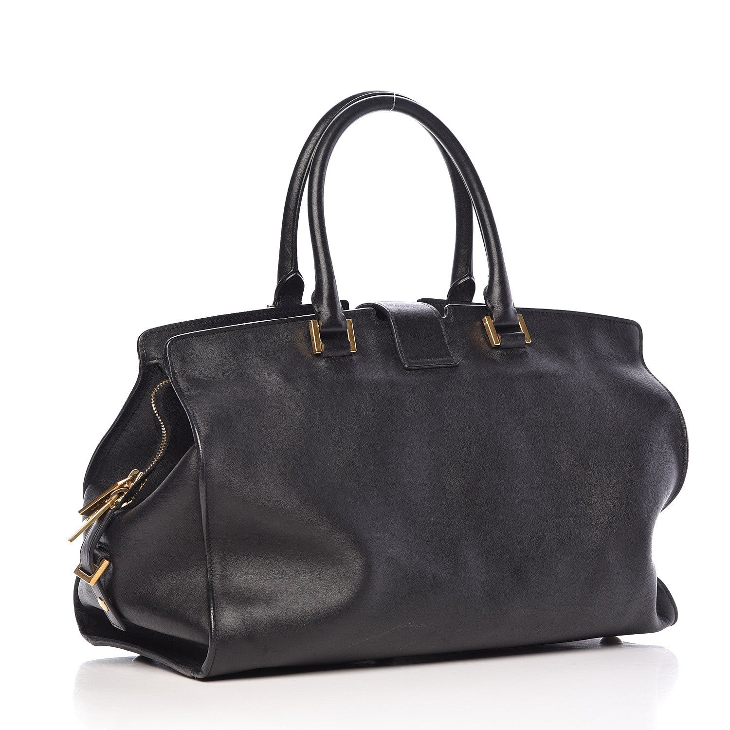 Saint Laurent Calfskin Medium Classic Y Cabas Black 3 of 19