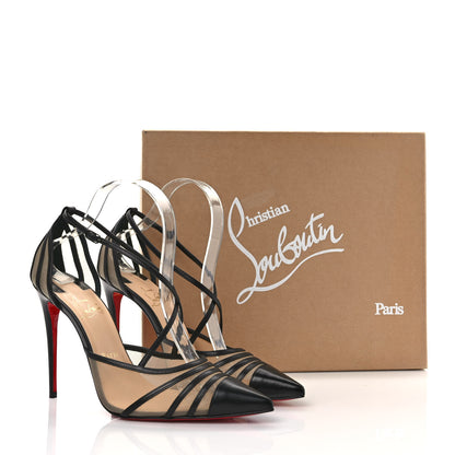 Christian Louboutin Kid Rete Theodorella 100 Pump 39.5 Black 8 of 8
