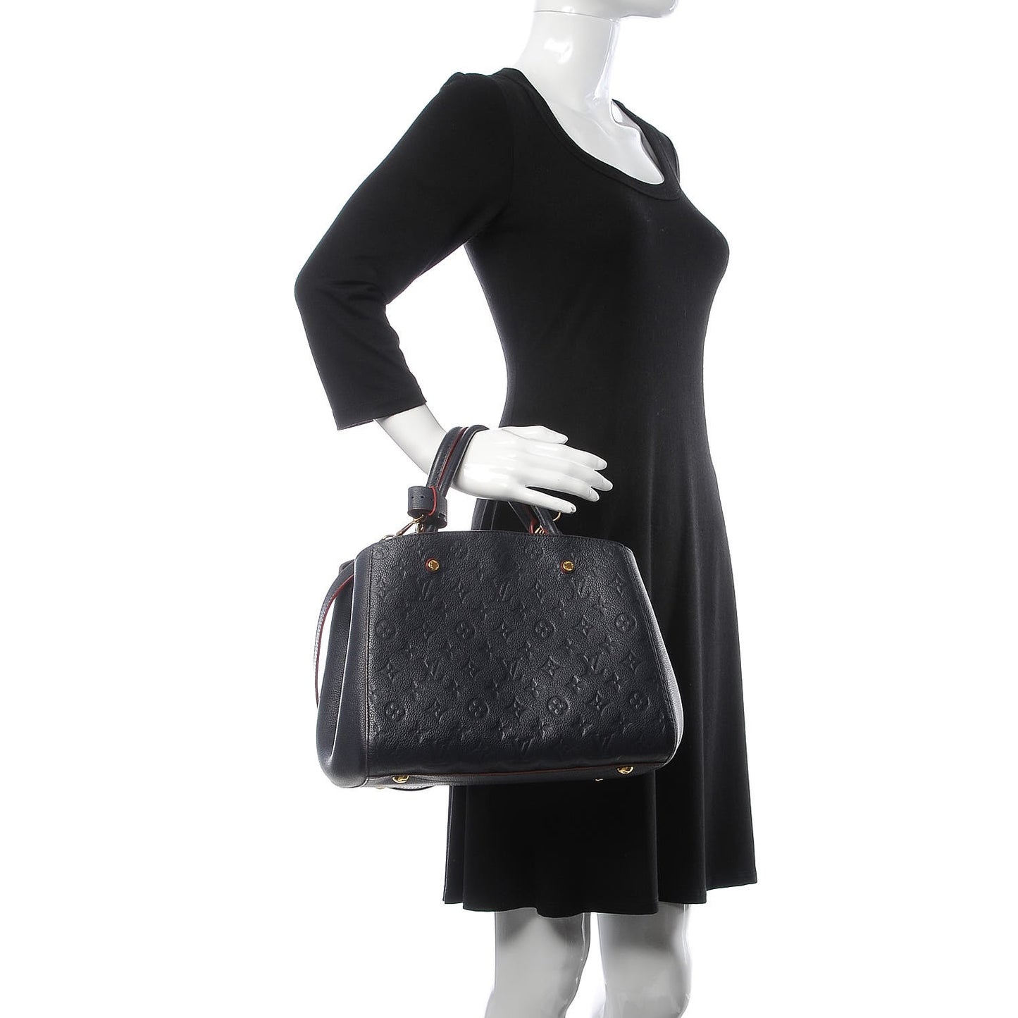 Empreinte Montaigne MM Marine Rouge