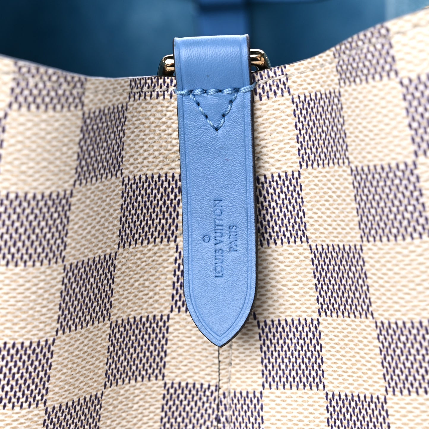 Damier Azur Neonoe MM Bleuet