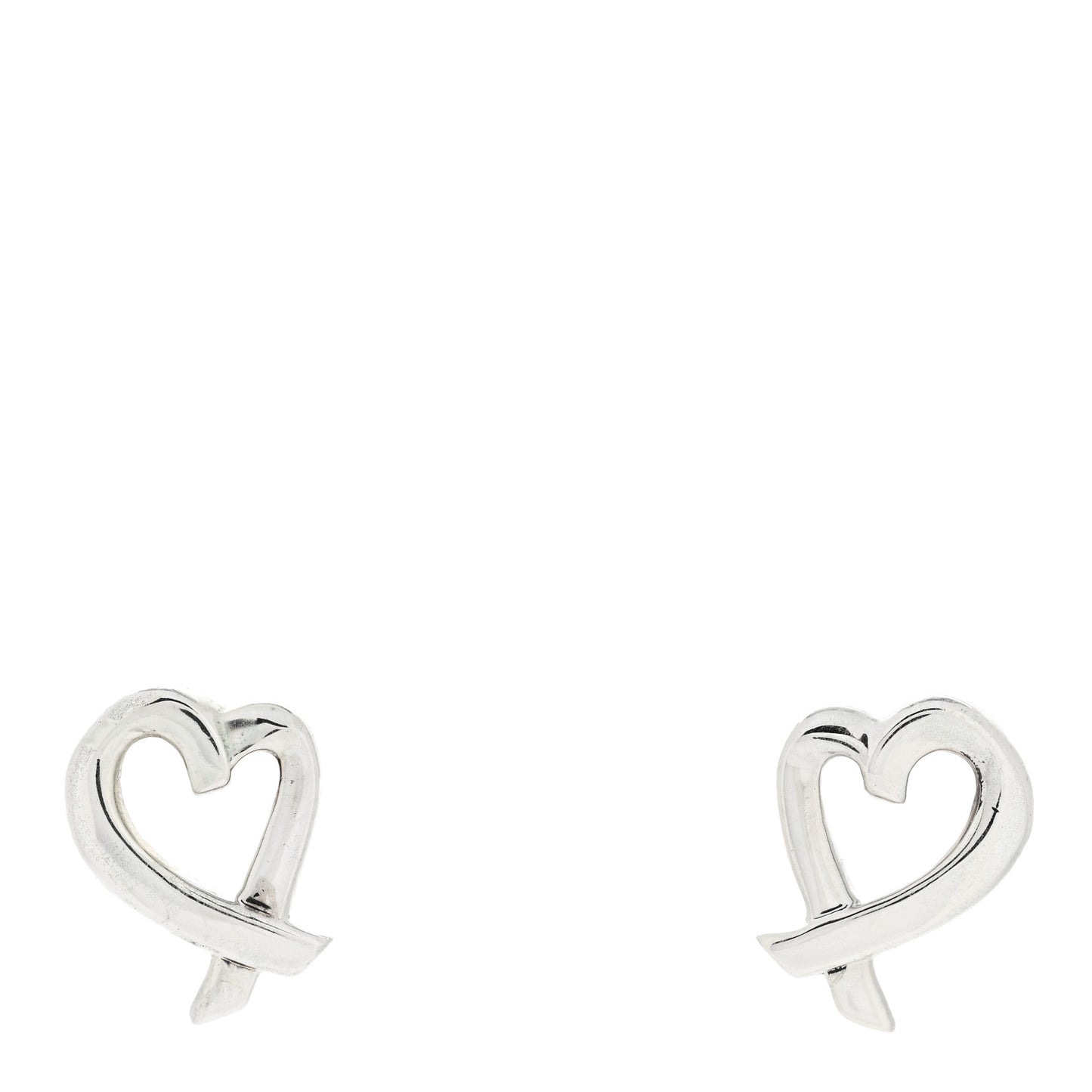 Sterling Silver Paloma Picasso Loving Heart Earrings