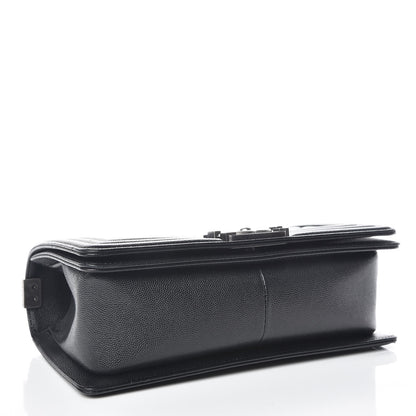 Chanel Caviar Quilted Medium Boy Flap Black 4 of 10