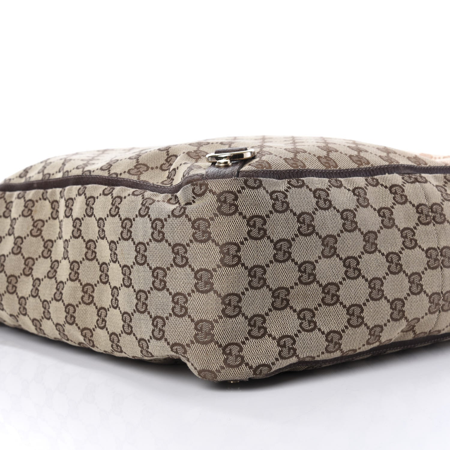 Gucci Monogram Abbey Tote Dark Brown 8 of 11