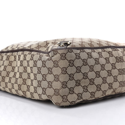 Gucci Monogram Abbey Tote Dark Brown 8 of 11