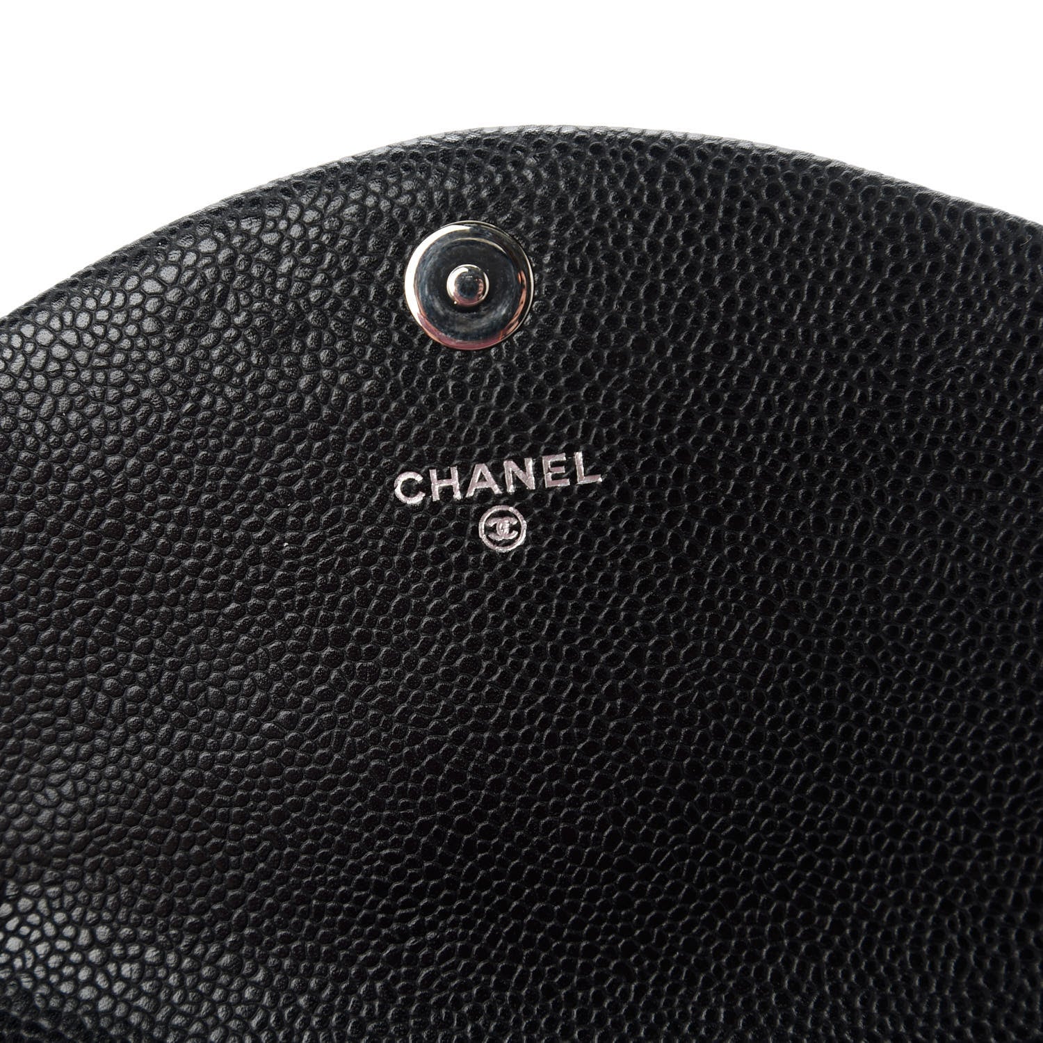Chanel Caviar Half Moon Wallet On Chain WOC Black 8 of 11