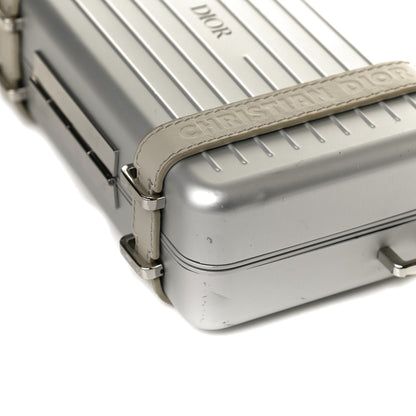 Christian Dior X RIMOWA Aluminum Personal Clutch On Strap Silver 12 of 15