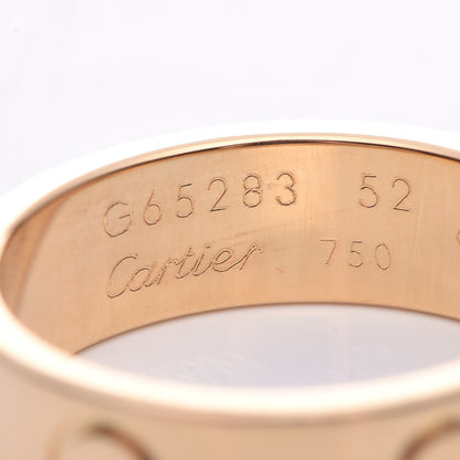 Cartier 18K Yellow Gold 5.5mm LOVE Ring 52 6 4 of 6